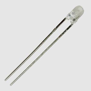 LED سفید شفاف 3mm
