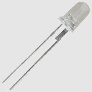 LED سفید شفاف 5mm
