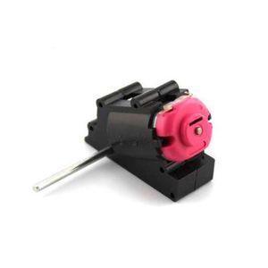 موتور گیربکس دار پلاستیکی مبتدی 6 ولت با 2 شفت قطر 1.5mm