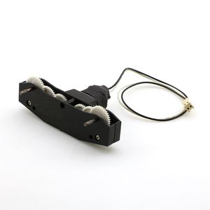 موتور گیربکس دار پلاستیکی مبتدی 6 ولت دو شفت B با کانکتور مخابراتی