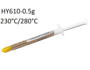 خمیر سیلیکون سرنگی 1 گرمی طلایی HY610
