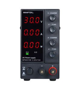 منبع تغذیه 30 ولت 10 آمپر سوئیچینگ WANPTEK مدل NPS3010W - ESC Market