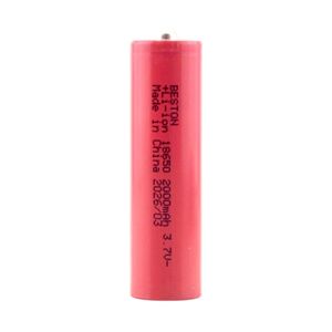 باتری لیتیوم یون 3.7v سایز 18650 2000mAh مارک BESTON