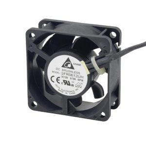 جت فن 12V-0.7A سایز 6X6X2.5cm مارک DELTA ELECTRONICS مدل QFR0612UH