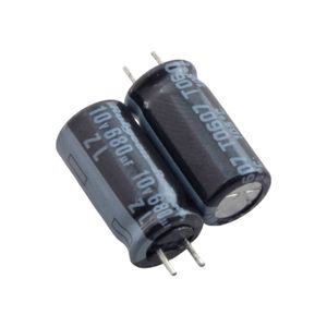 خازن الکترولیتی 680uF / 10V ژاپنی مارک RUBYCON