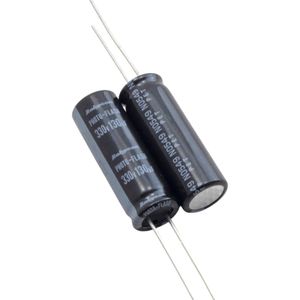 خازن الکترولیتی 130uF / 330V ژاپنی مارک RUBYCON سری PHOTO-FLASH