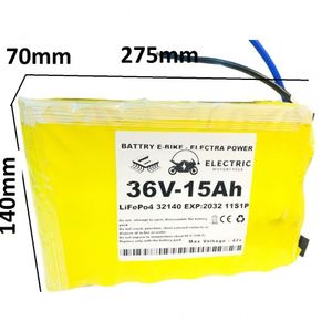 باتری لیتیوم آهن فسفات 36 ولت (35.2V) 15Ah مدل IRF32140 | 11S1P LiFePO4