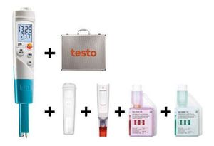 testo 206-pH1 starter set - pH/temperature measuring instrument for liquids