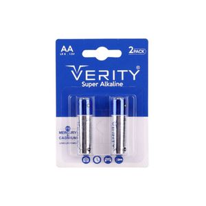 بسته 2 عددی باتری قلمی سوپر آلکالاین VERITY