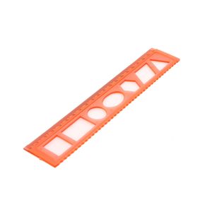 خط کش شابلونی ژله ای 20cm