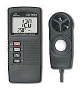 ENVIRONMENT METER, + Humidity, Anemometer, Light, type K/J EM-9000