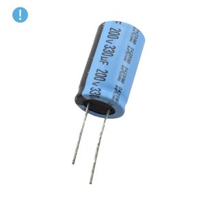 خازن الکترولیتی 330uF / 200V تایوانی مارک (OXO) TAICON