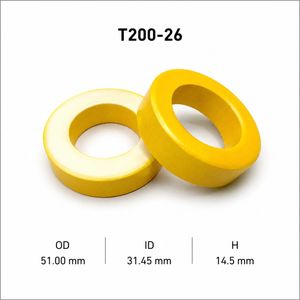 هسته پودر آهن T200-26