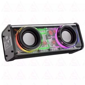 اسپیکر بلوتوثی مدل RGB V8 دارای رقص نور | abzarsmart