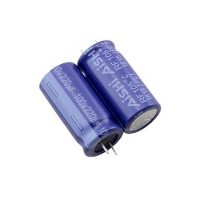 خازن الکترولیتی 220uF / 100V مارک AISHI