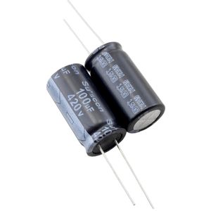 خازن الکترولیتی 100uF / 420V مارک Suscon