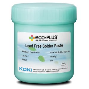 خمیر قلع بدون سرب 138 درجه 500 گرمی کوکی KOKI (اصل ژاپن)