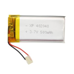 باتری لیتیوم پلیمر 3.7 ولت 500mAh سایز 402040