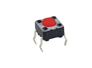 معرفی تک سوئیچ 6x6x5 میلی‌متر قرمز 4 پایه
