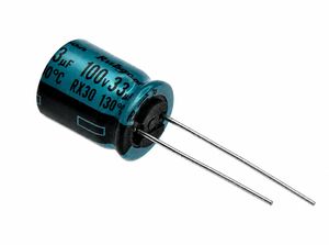 خازن الکترولیتی 33UF 100V برند ROBECON