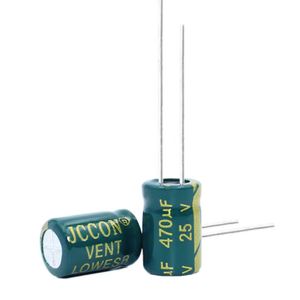 خازن الکترولیتی 470UF 25V برند JWCO