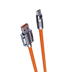 کابل شارژ Type-c ژله ای 30W فست شارژ (رنگ زرد)