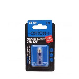 باتری ریموتی آلکالاین 12 ولت سایز 27A برند ORION (بسته تکی)