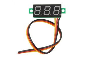 ماژول ولتمتر دیجیتال 3 رقمی DC 0 تا 36 ولت – نمایشگر 0.28 اینچ قرمز