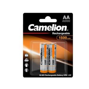 باتری قلمی شارژی 1500 میلی آمپر کملیون Camelion