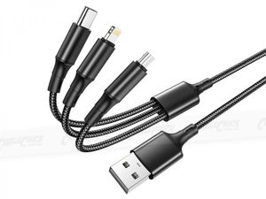 کابل 3 سر شارژ به Micro USB/ USB-C / لایتنینگ مک دودو طول 1.2 متر