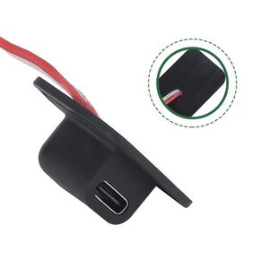 کانکتور مادگی Type-c بالشتی ضد آب 2 سیم