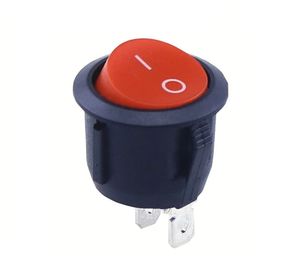 کلید راکر دوحالته دو پین 19×17mm (گرد بدون چراغ مات)