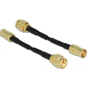 کابل رابط RF، SMA نری به SMB نری با کابل RG58، طول 1.2 متر