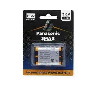 باتری تلفن P107 بیسیم پاناسونیک ظرفیت 650mAH