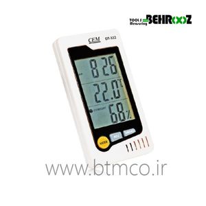 رطوبت سنج و دماسنج دیواری و رومیزی سم مدل CEM DT-322