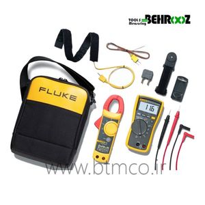 کیت ترکیبی مولتی متر و کلمپ Fluke 116/322 HVAC Combo Kit