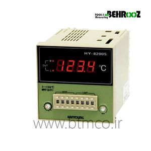 کنترلر دما دیجیتال ترموکوپل K با تنظیم دستی 2 رله، میتر دیجیتال و دو خروجی رله هانیانگ مدل HANYOUNG HY-8200S-FKMOR13