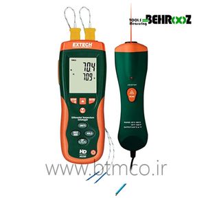ثبت کننده دما با IR ترمومتر Extech HD200