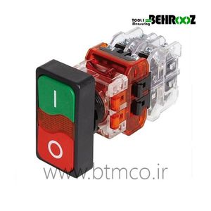 شاسی دوبل چراغدار LED با کنتاکت NO/NC هانیانگ مدل HANYOUNG MRX-WM2A0