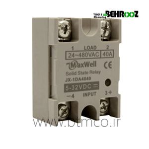 رله SSR تکفاز DC به 50A AC مکسول مدل JX-1DA4850