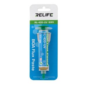 خمیر فلاکس 10cc سرنگی RELIFE مدل RL-420-UV