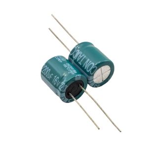 خازن الکترولیتی 2200uF / 16V تایوانی مارک TAICON با طول عمر بالا