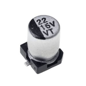 خازن الکترولیت CAP ELEC 22UF 16V 4*5.4MM SMD - فروشگاه قطعات الکترونیک میکرونور