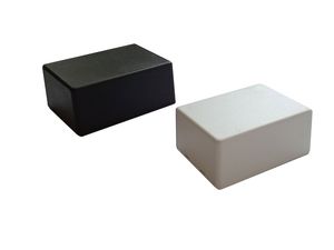 جعبه برد پلاستیکی دو تکه سفید مدل BMD-A سایز 65x46x33 میلی‌متر - محفظه کوچک پروژه الکترونیکی