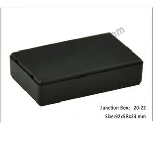 جعبه برد پلاستیکی دو تکه مشکی مدل BMD-A سایز 92x59x23 میلی‌متر - محفظه پروژه الکترونیکی