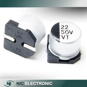 خازن الکترولیت اس ام دی 22 میکرو فاراد 50 ولت