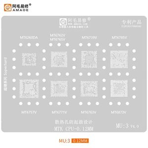 شابلون CPU مدیاتک AMAOE سری کامل (MU:x)