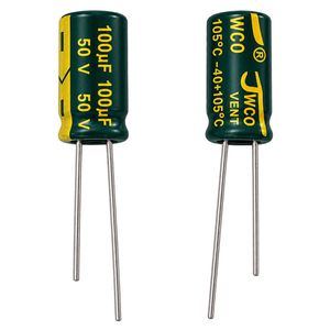 خازن JWCO Green 100µF 50V