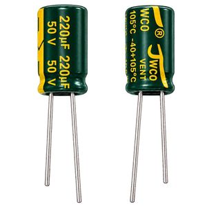 خازن JWCO Green 220µF 50V