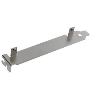 Computer Bracket, Standard, Blank, Nickel Plated Steel, PCI (9203)(THG 6201)